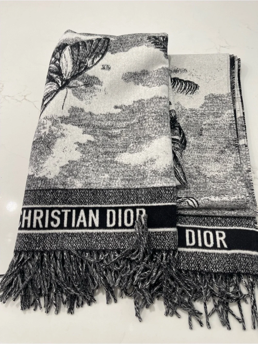 CHRISTIAN DIOR blanket